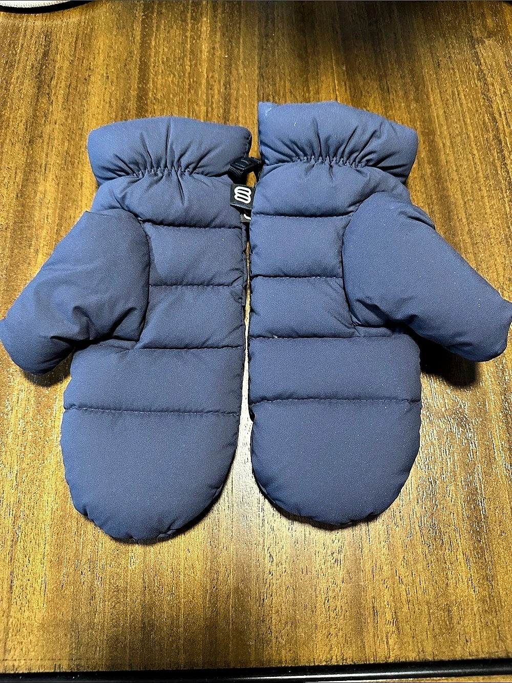 Aritzia The Super Puff Mitten Goose Down Mittens Blue